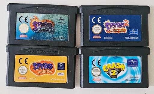 4 x GAMEBOY ADVANCE GAMES.