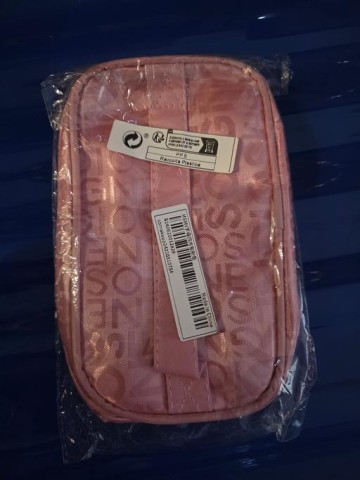 Pink graphics makeup case NEW