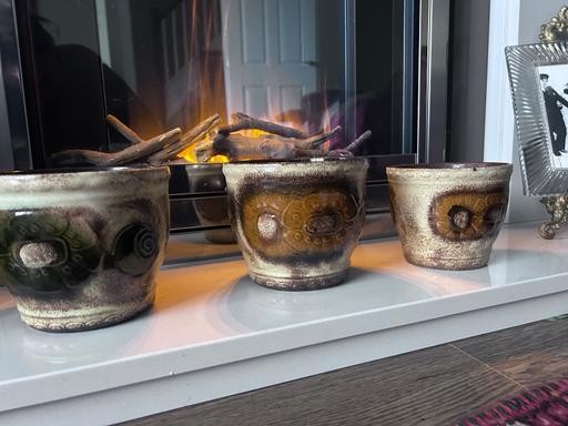 Vintage west Germany plant pots